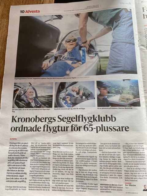 Tidningen Smålandsposten har en artikel om dagen.