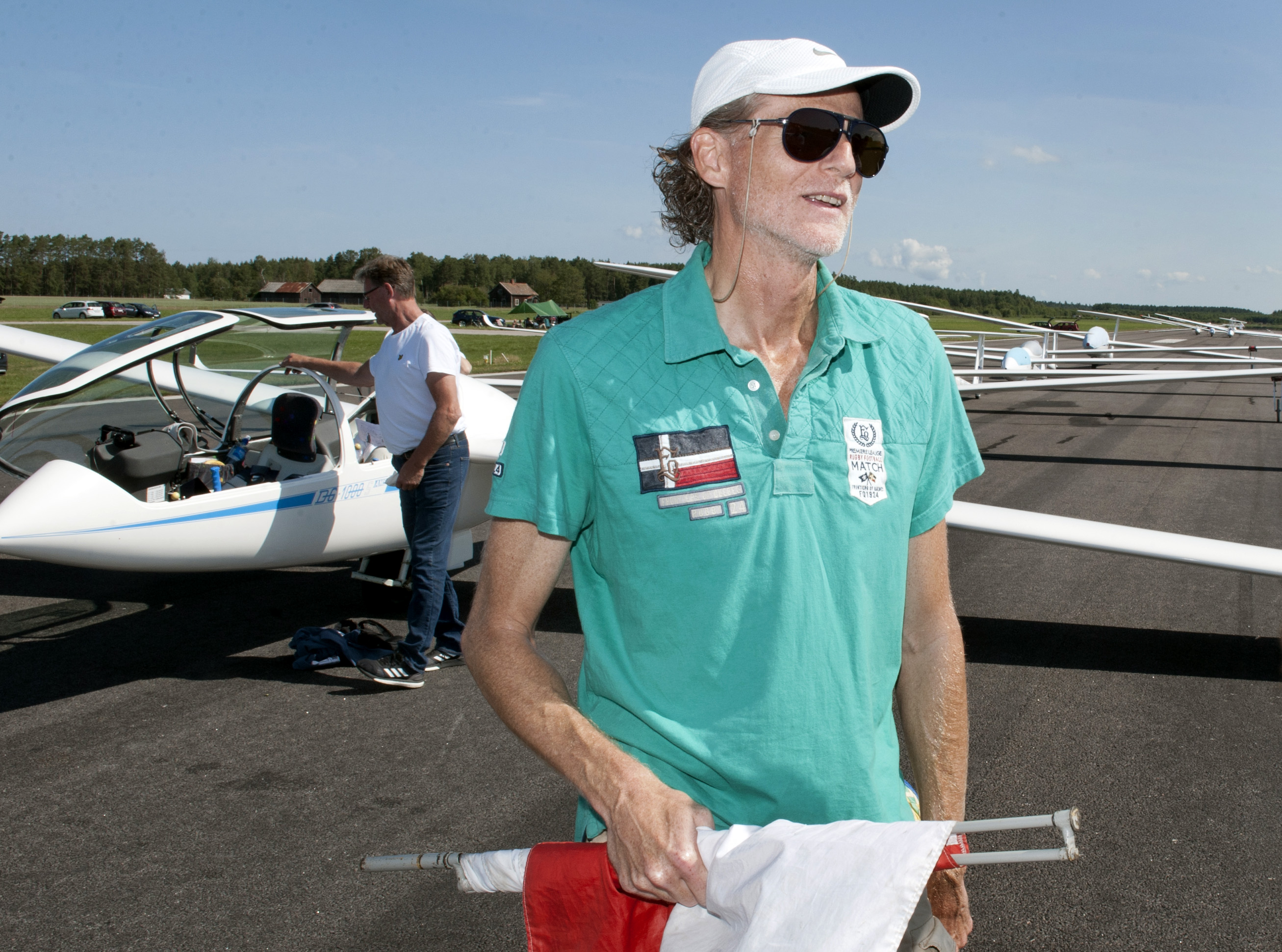Michael Köster är hängiven segelflygare och dessutom läkare med stor kunskap om Covid-19 och dess effekter. Här ger han sin bild av hur flygsporterna kan komma att påverkas av smittan. Bilden är från DM i segelflyg 2019, då Michael var med som funktionär. Foto: Janne Andersson.