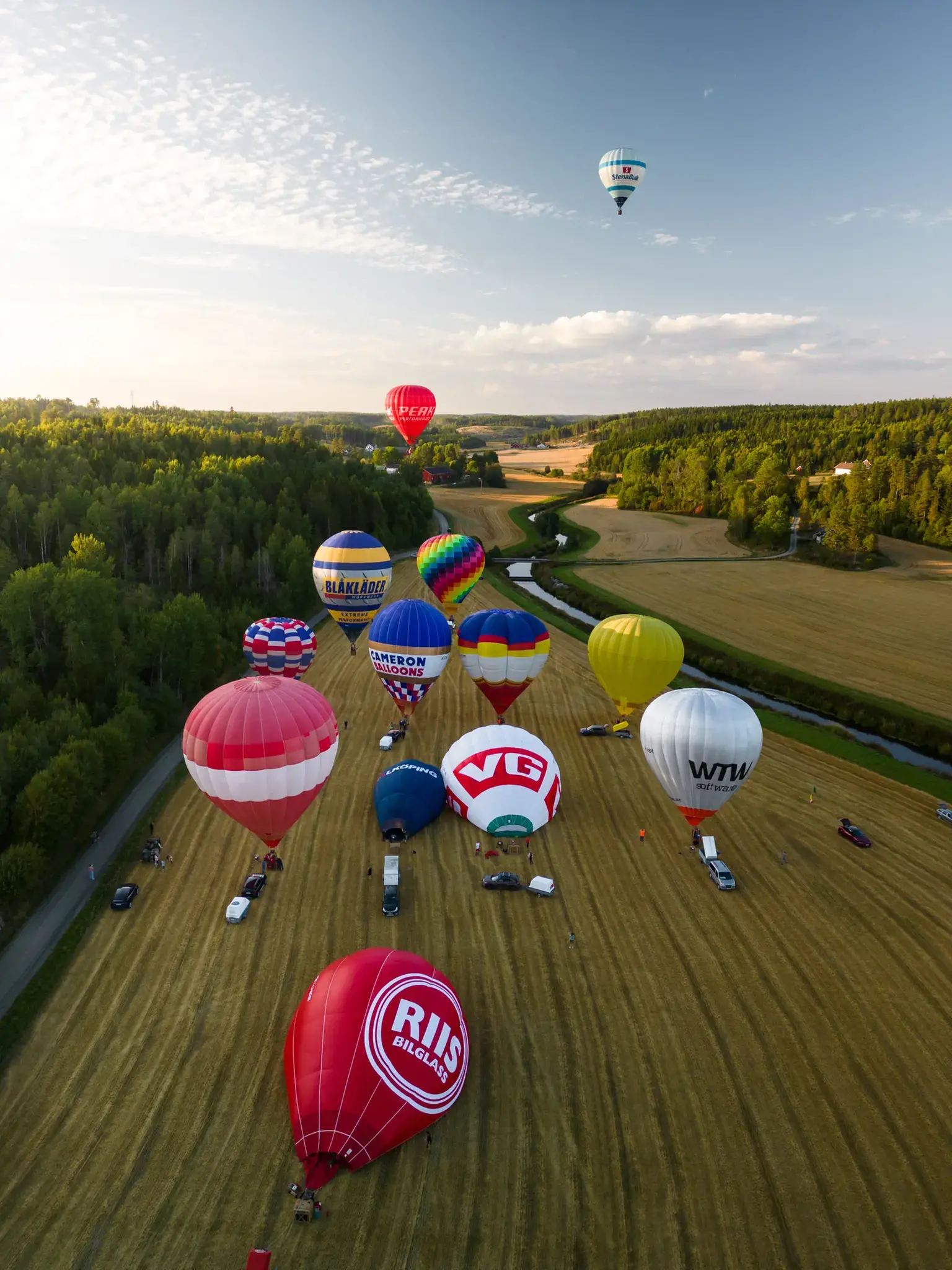 Ballonger vid ballongflyg SM